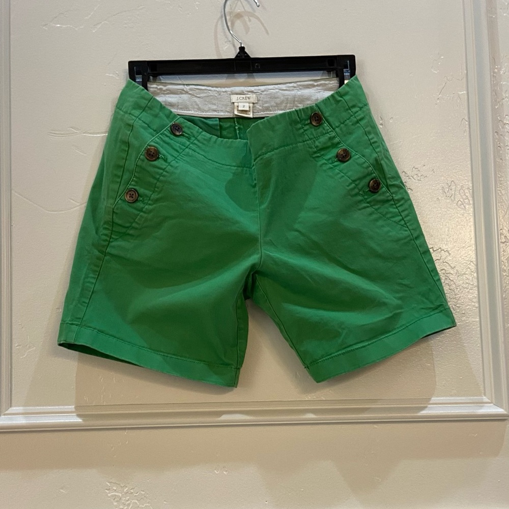 Green Jcrew shorts